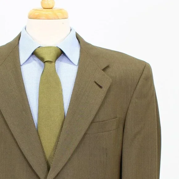 Hart Schaffner Marx Golden Trumpeter 41R Brown Sport Coat Blazer Jacket 2B B507